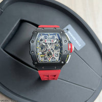 RICHARD MILLE PRETO VERMELHO 47MM