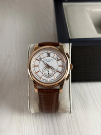 PATEK PHILIPPE ANNUAL CALENDAR ROSE BRANCO AUTOMATICO 40MM