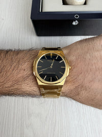 PATEK PHILIPPE MOEDA DOURADO PRETO 42MM