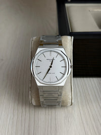 PATEK PHILIPPE MOEDA PRATA BRANCO 42MM