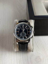 PATEK PHILIPPE ANNUAL CALENDAR PRATA PRETO AUTOMATICO 40MM