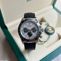 ROLEX DAYTONA PRATA METEORITE BORRACHA 40MM