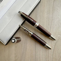 CANETA MONT BLANC MARROM