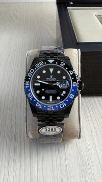 ROLEX GMT MASTER II BATMAN JUBILEU PRETO 40MM