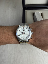 TAG HEUER CARRERA PRATA BRANCO 41MM