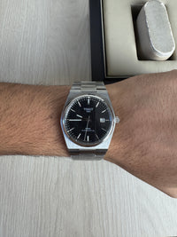 TISSOT PRX PRATA PRETO 40MM