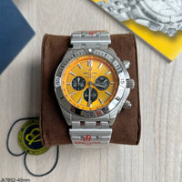BREITLING CHRONOMAT PRATA AMARELO 45MM