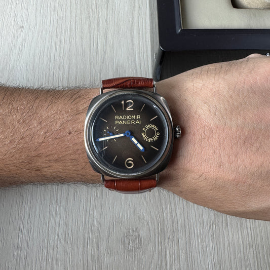PANERAI RADIOMIR  PRATA COURO 44MM