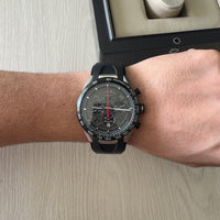 TAG HEUER CARRERA PORSCHE PRATA PRETO 45MM