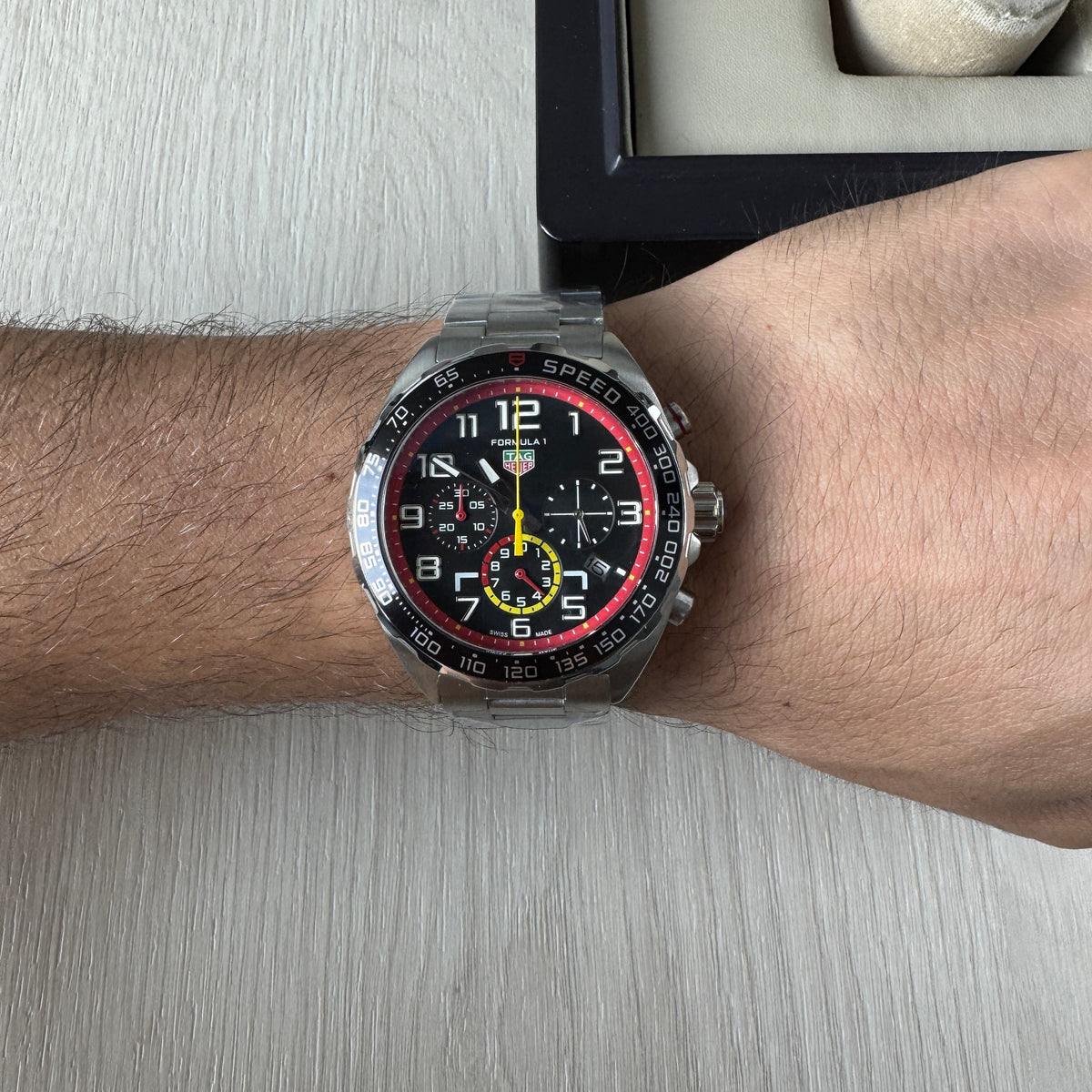 TAG HEUER F1 FORMULA 1 PRATA PRETO 43MM