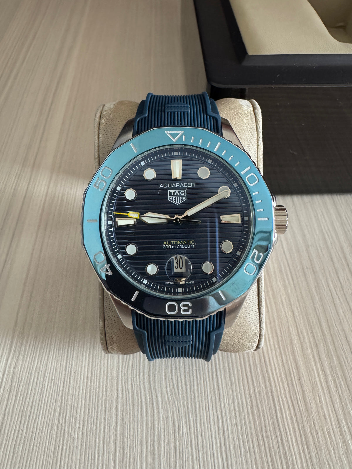 TAG HEUER AQUARACER AZUL BORRACHA AUTOMÁTICO 43MM