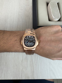 PATEK PHILIPPE NAUTILUS ROSE CINZA 40MM