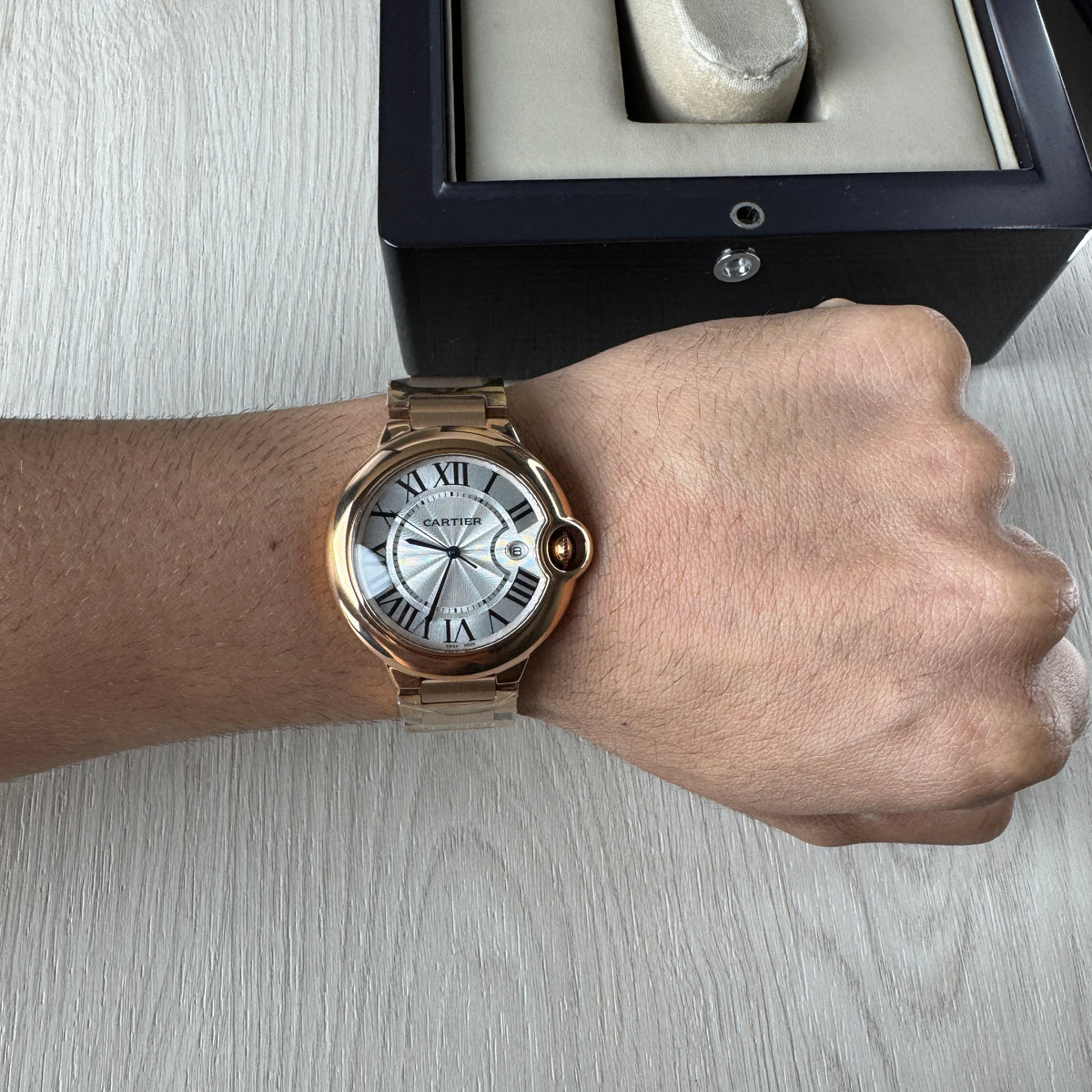 CARTIER BALLON BLEU ROSE 42MM