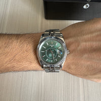 ROLEX SKY DWELLER VERDE JUBILEU 42MM