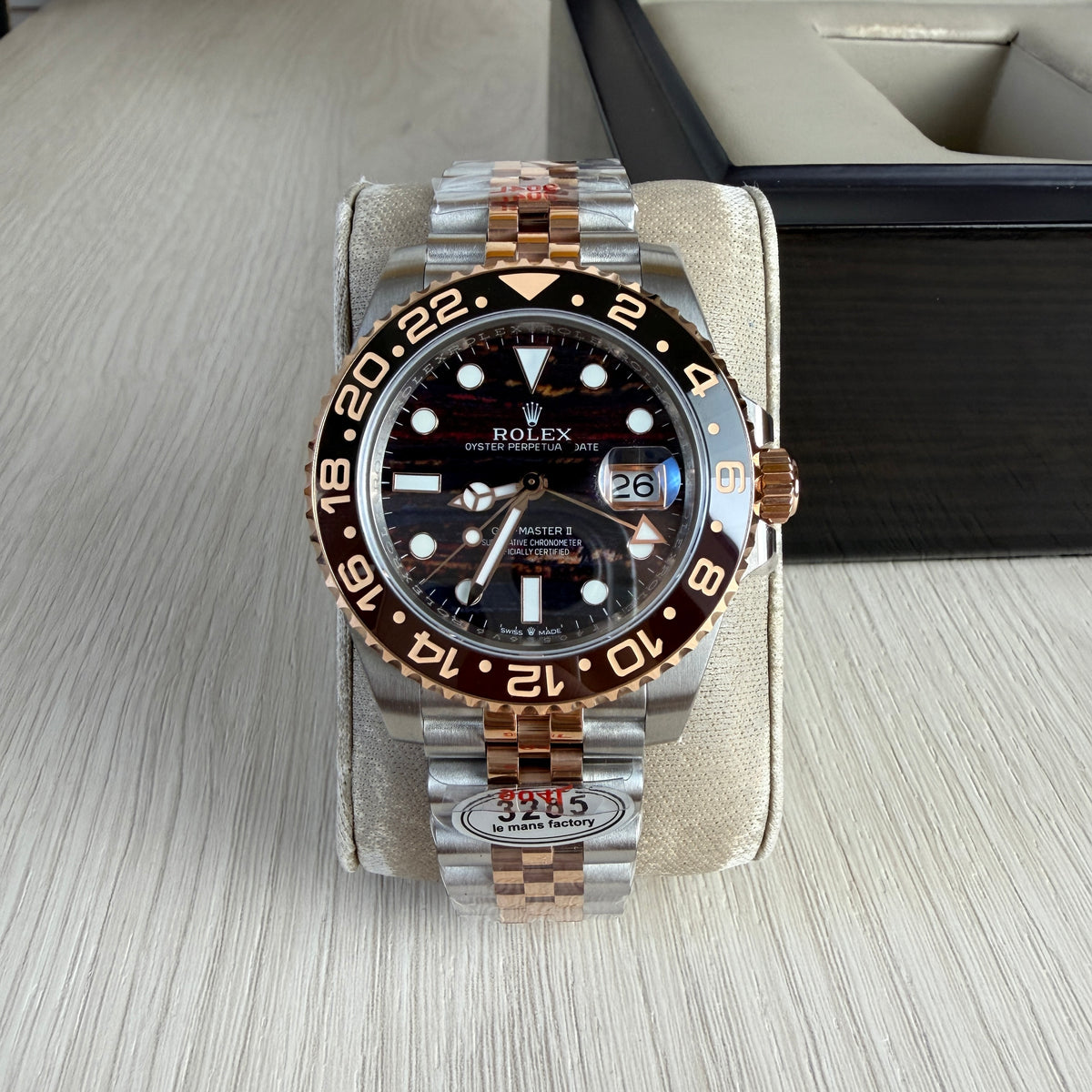ROLEX GMT MASTER II MISTO ROSE PRETO JUBILEU 40MM
