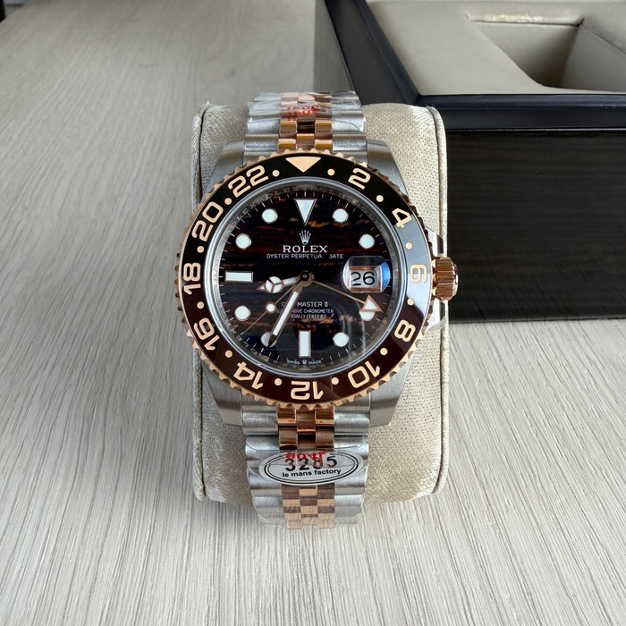 ROLEX GMT MASTER II MISTO ROSE PRETO JUBILEU 40MM