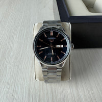 TAG HEUER CARRERA CAL 5 PRATA PRETO ROSE AUTOMATICO 41MM