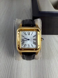 CARTIER SANTOS DUMONT DOURADO LARGE 31MM X 44MM
