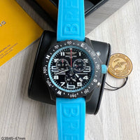 BREITLING ENDURANCE PRETO AZUL 46MM