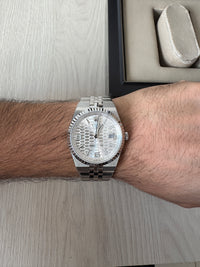 ROLEX LAND DWELLER PRATA BRANCO 40MM