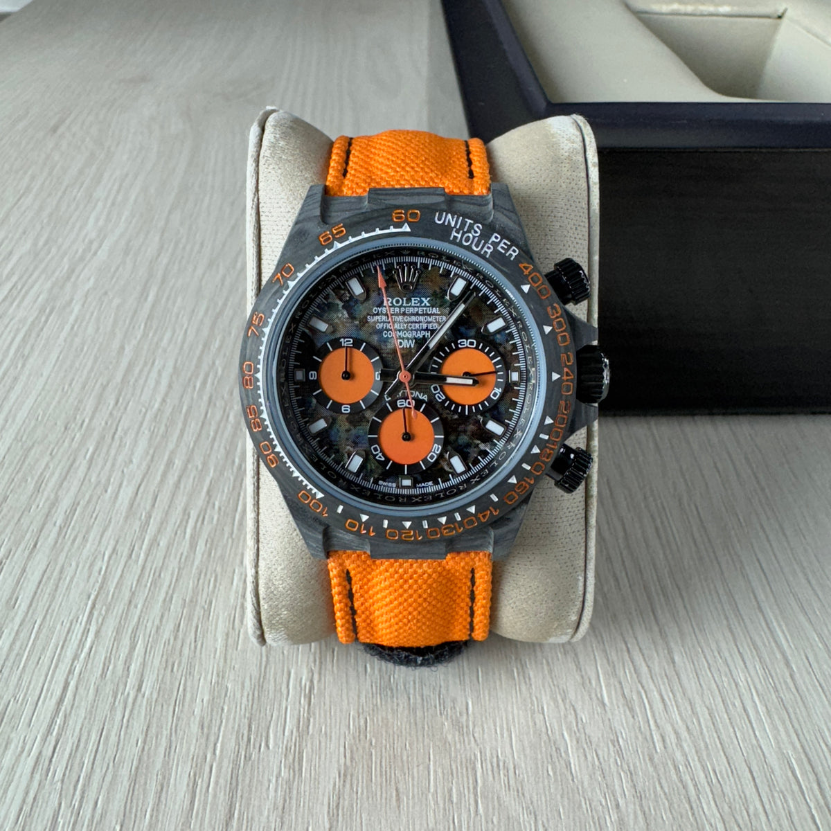 ROLEX DAYTONA DIW CARBONO LARANJA 40MM