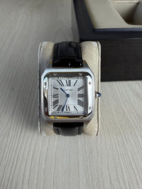CARTIER SANTOS DUMONT PRATA LARGE 31MM X 44MM