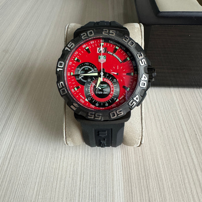 TAG HEUER F1 FORMULA 1 PRETO VERMELHO 44MM