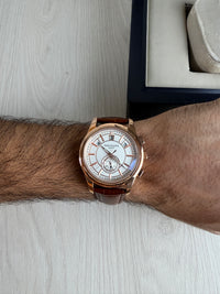 PATEK PHILIPPE ANNUAL CALENDAR ROSE BRANCO 43MM
