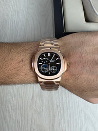 PATEK PHILIPPE NAUTILUS ROSE MARROM 40MM