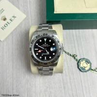 ROLEX EXPLORER II PRATA PRETO 42MM