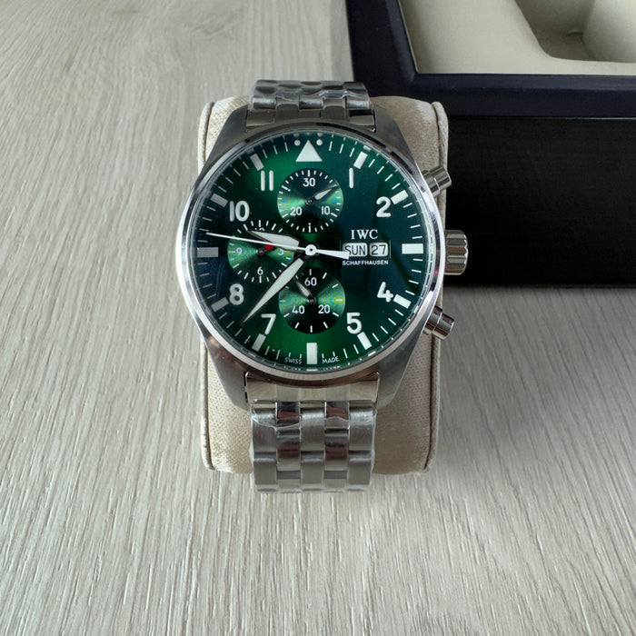 IWC TOP GUN PRATA VERDE AUTOMÁTICO 44MM