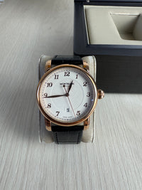 MONT BLANC ROSE COURO AUTOMÁTICO 42MM