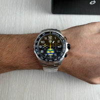 TAG HEUER SENNA PRATA PRETO 43MM
