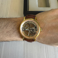 PATEK PHILIPPE ESQUELETO DOURADO AUTOMATICO 43MM