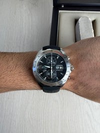 TAG HEUER CARRERA AMG PRATA PRETO 43MM
