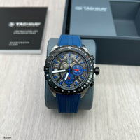 TAG HEUER MONZA PRATA AZUL 43MM