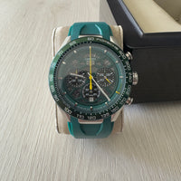 TAG HEUER CARRERA PORSCHE PRATA VERDE 45MM
