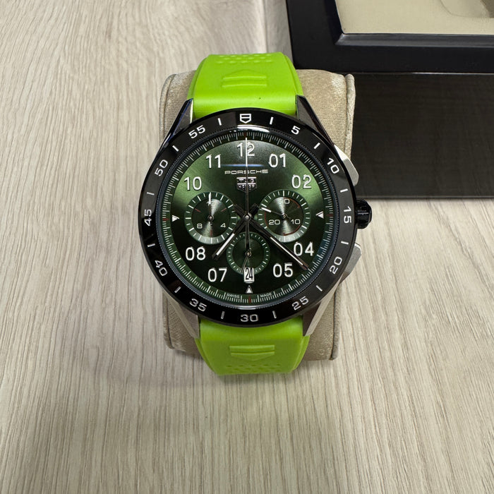 TAG HEUER PORSCHE PRATA VERDE 43MM