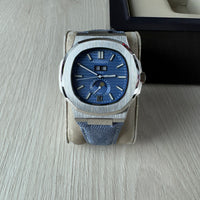 PATEK PHILIPPE NAUTILUS PRATA AZUL 40MM