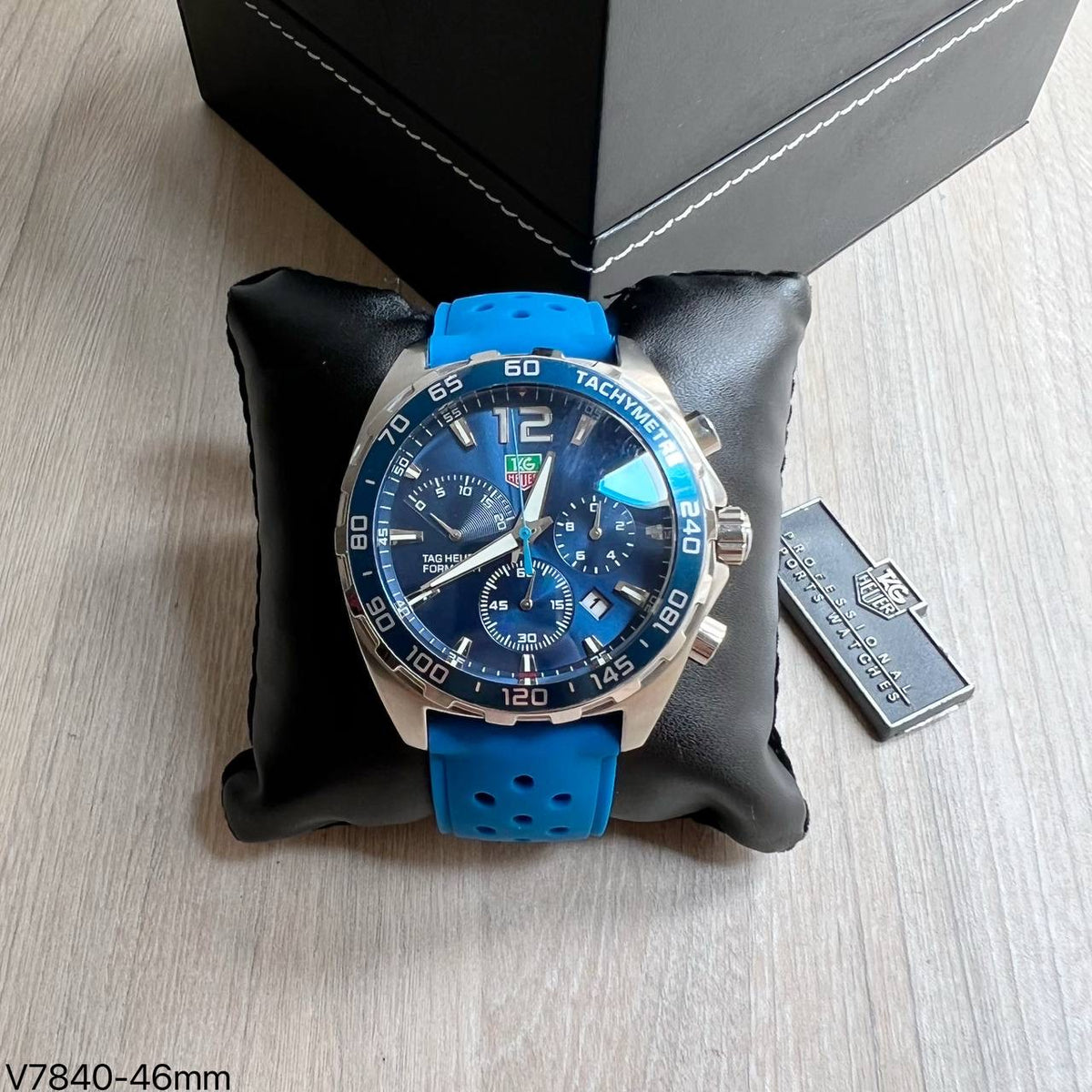 TAG HEUER F1 FORMULA 1 PRATA AZUL 43MM