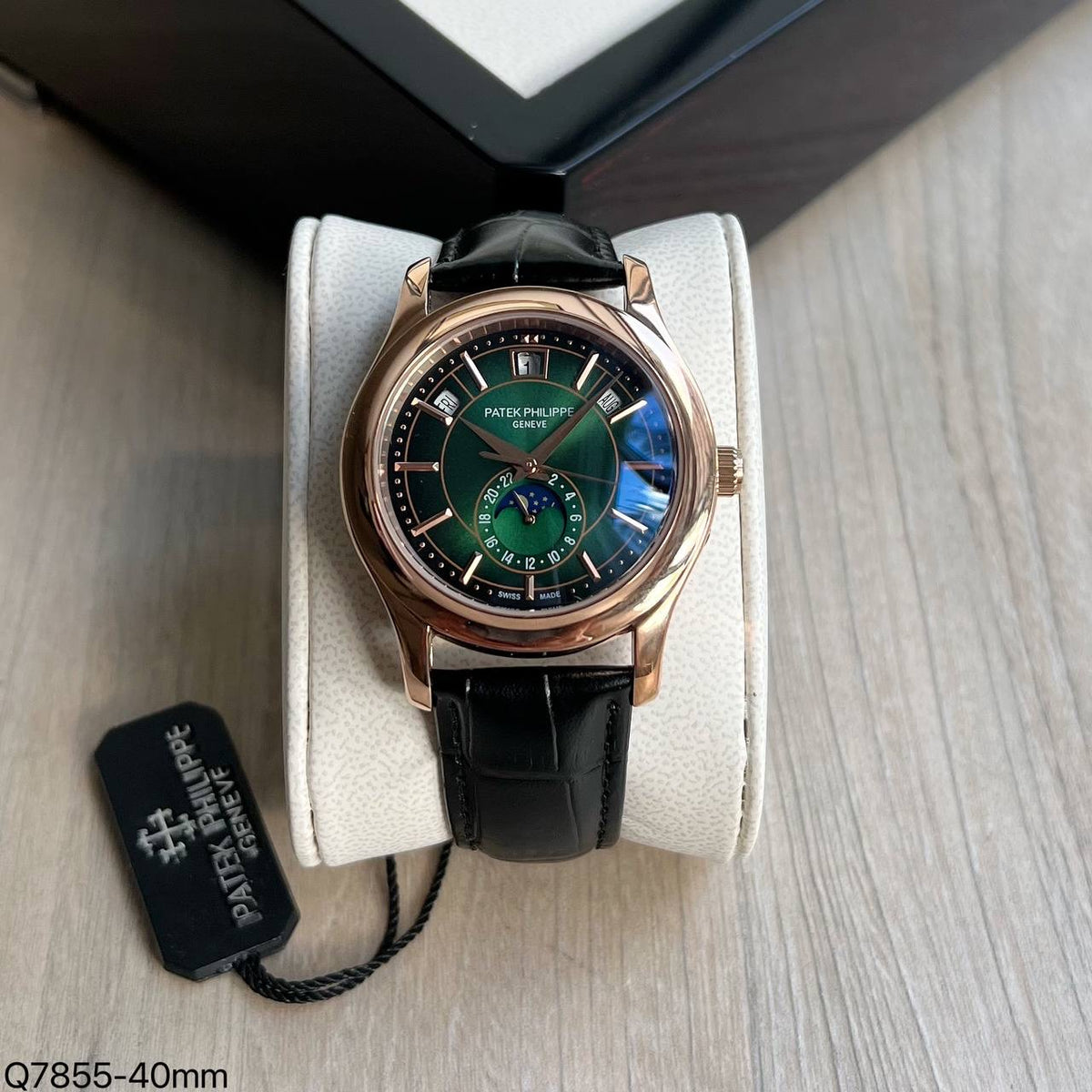 PATEK PHILIPPE ANNUAL CALENDAR ROSE VERDE AUTOMATICO 40MM