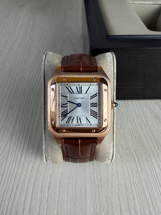 CARTIER SANTOS DUMONT ROSE LARGE 31MM X 44MM