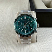 TAG HEUER CARRERA PRATA VERDE 44MM