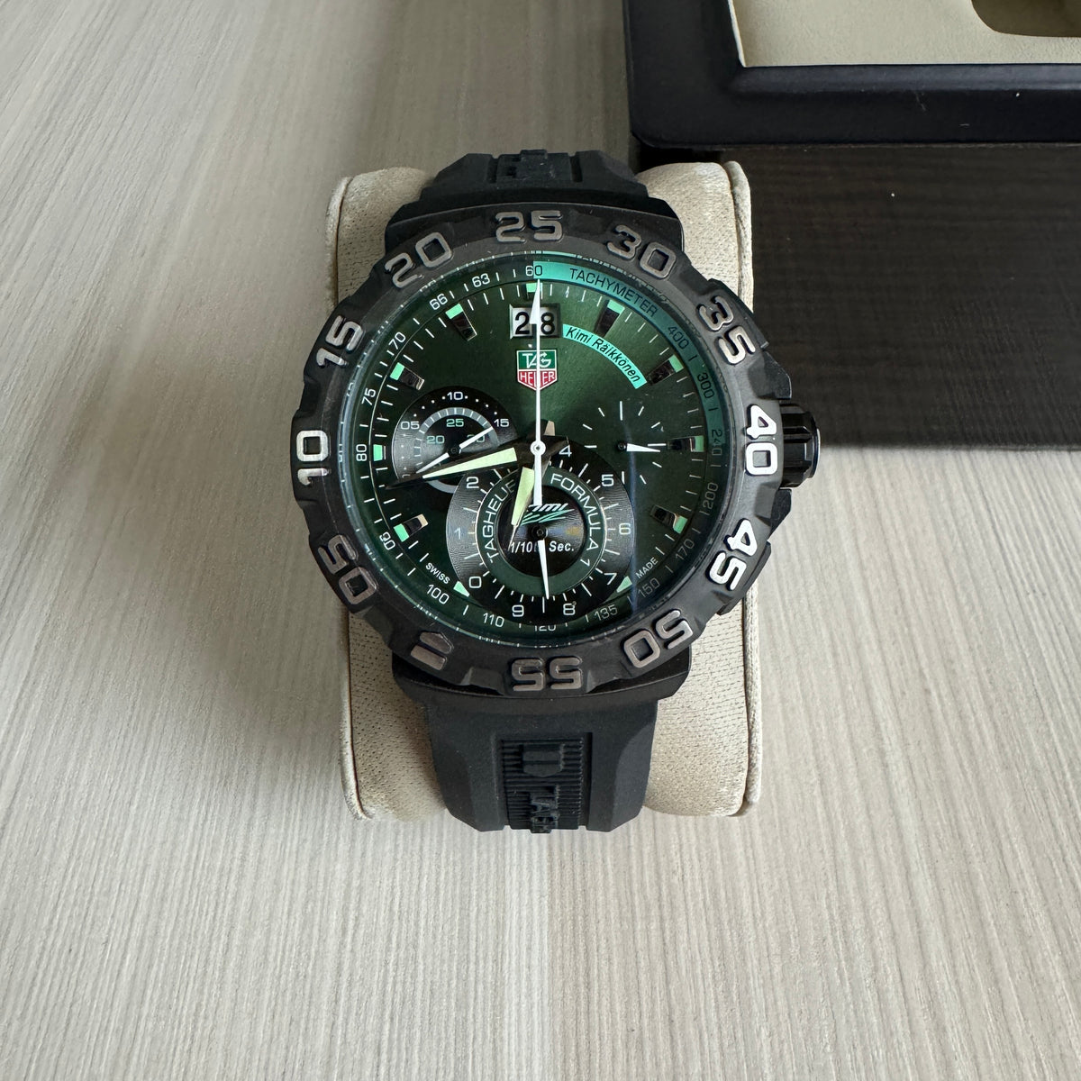 TAG HEUER F1 FORMULA 1 PRETO VERDE KIMI 43MM