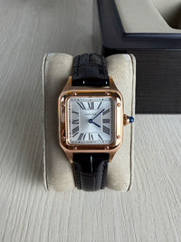 CARTIER SANTOS DUMONT ROSE SMALL 28MM X 38MM FEMININO