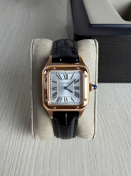 CARTIER SANTOS DUMONT ROSE SMALL 28MM X 38MM FEMININO