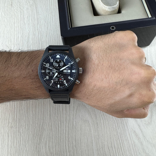 IWC TOP GUN PRETO AUTOMÁTICO 44MM