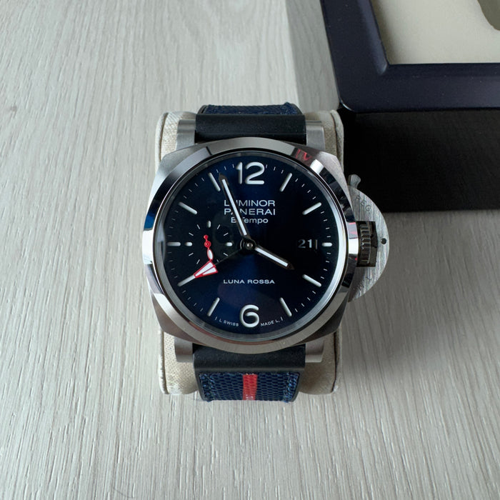PANERAI LUMINOR AZUL LUNA ROSSA 44MM