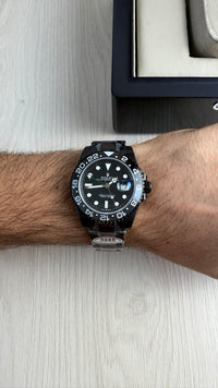ROLEX GMT MASTER II PRETO 40MM