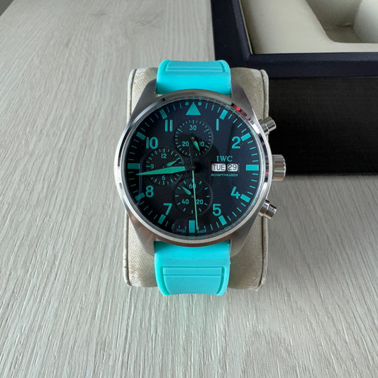 IWC TOP GUN PRATA AZUL AUTOMÁTICO 44MM